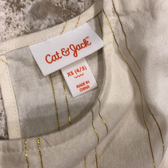 NWOT Cat & Jack striped sleeveless shirt - Picture 5 of 5